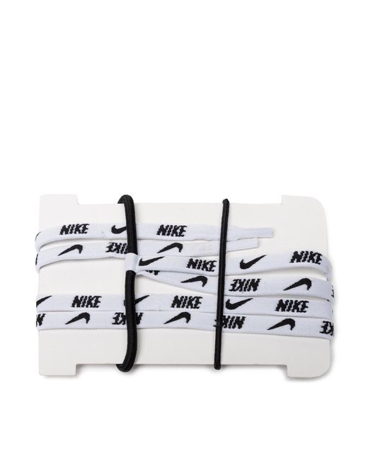 Nike White 2Er-Set Haargummis N1002632101 Weiß