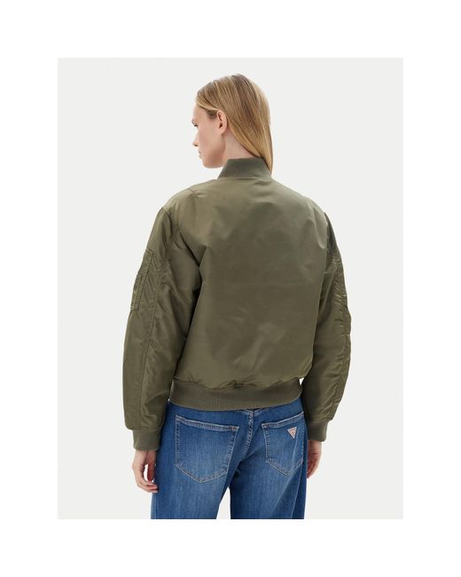 Guess Green Bomberjacke W5Rl81 Whaa2 Regular Fit