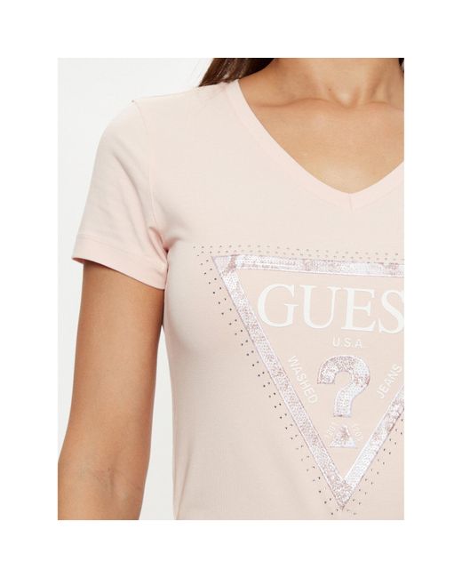 Guess Blue T-Shirt W5Ri21 J1314 Regular Fit