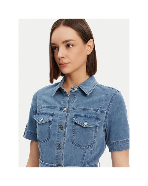 Morgan Blue Jeanskleid 241-Rixes Regular Fit