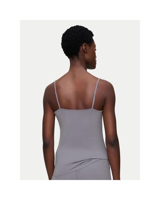 Triumph Purple Pyjama-T-Shirt Aura Spotlight 10221405 Regular Fit