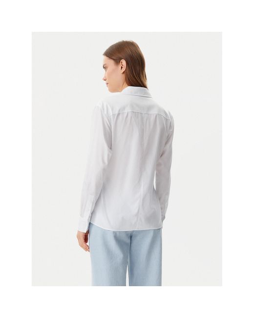 Calvin Klein White Hemd K20K208226 Regular Fit