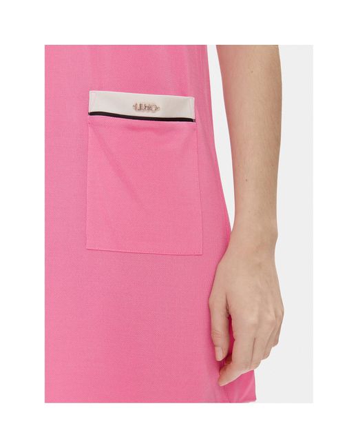 Liu Jo Pink Kleid Für Den Alltag Ta4248 J4654 Regular Fit