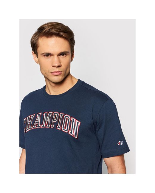 Champion T-Shirt 216581 Regular Fit in Blue für Herren