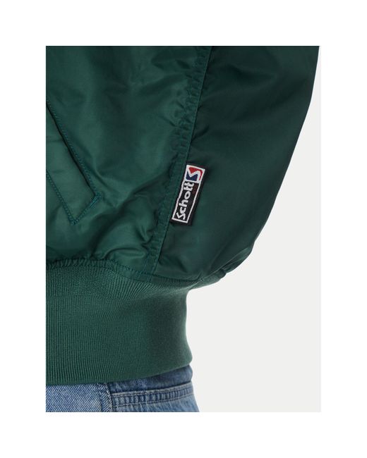 Schott Nyc Bomberjacke Sporting Oversize in Green für Herren