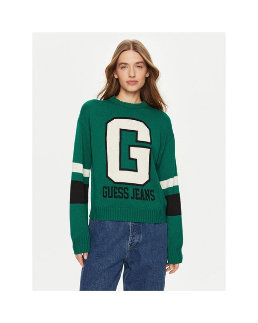 Guess Green Pullover W4Br11 Z3Hn2 Regular Fit
