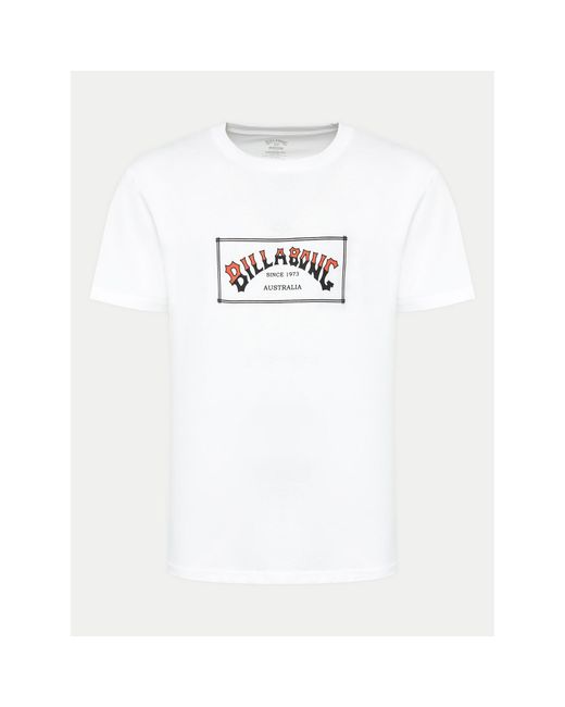 Billabong T-Shirt Arch Ebyzt00167 Weiß Regular Fit in White für Herren