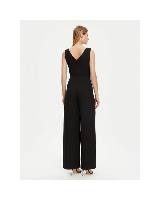 Rinascimento Black Jumpsuit Cfc0122537003 Regular Fit