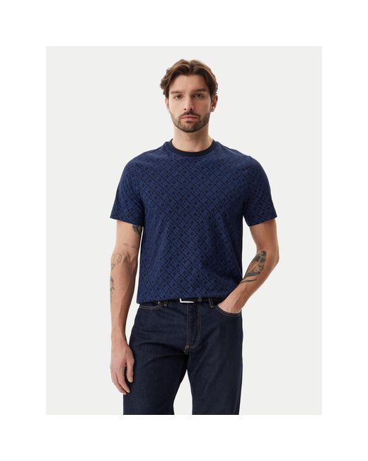 Tommy Hilfiger T-Shirt Monogram Mw0Mw39251 Regular Fit in Blue für Herren