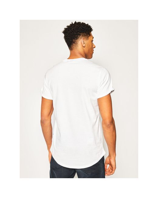 G-Star RAW T-Shirt Lash D16396-B353-110 L Weiß Relaxed Fit in White für Herren