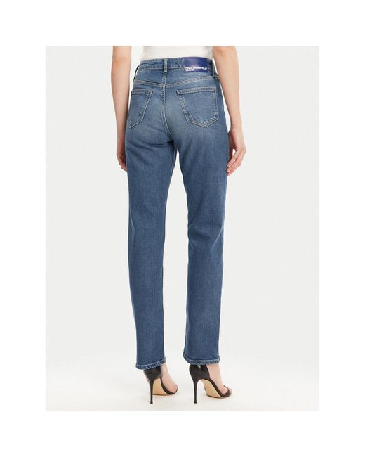 Karl Lagerfeld Blue Jeans A1W10028 Straight Fit