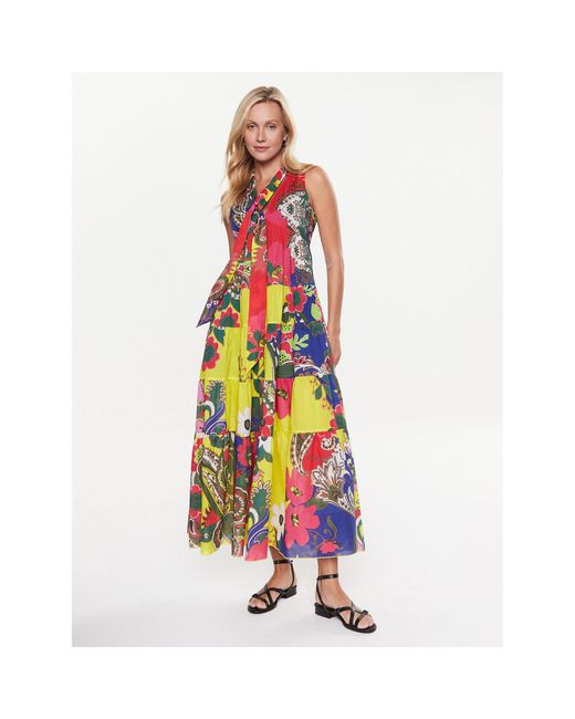MAX&Co. Multicolor Kleid Für Den Alltag Gala 72213423 Regular Fit