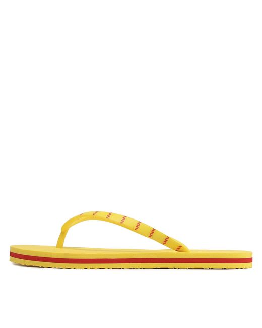 Tommy Hilfiger Zehentrenner essential beach sandal fw0fw07141 yellow zgs