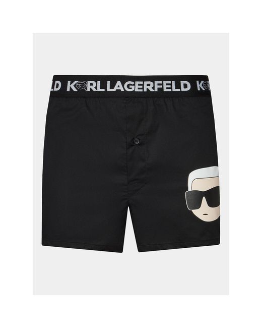 Karl Lagerfeld 3Er-Set Boxershorts Ikonik 2.0 Woven Boxer (X3) 236M2102 in Black für Herren