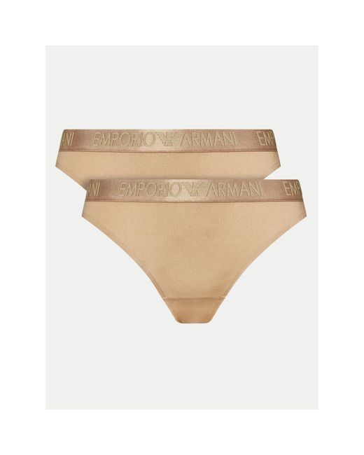 Emporio Armani Natural 2Er-Set Brazilian Damenslips 163337 4F235 16355