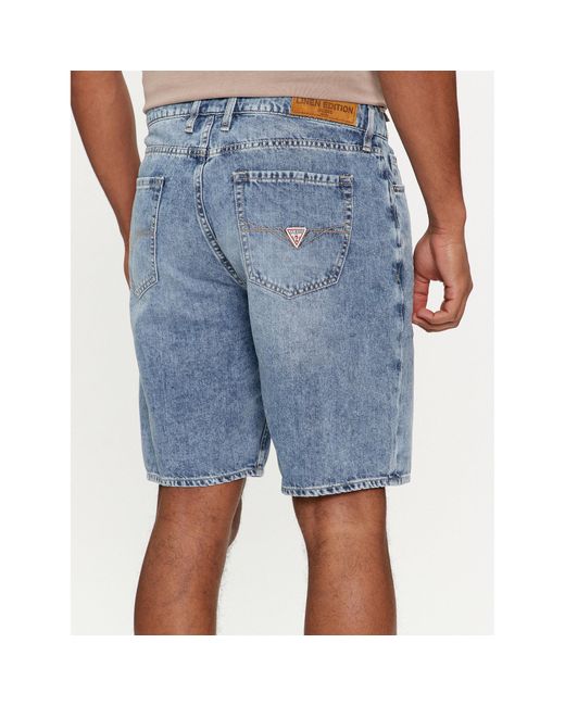 Guess Jeansshorts Rodeo M4Gd27 D5Ay2 Slim Fit in Blue für Herren