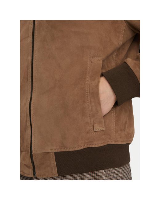 Joop! Lederjacke 17 Pios 80000774 Regular Fit in Brown für Herren