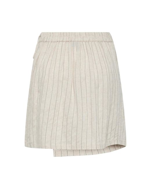 Pieces Natural Minirock Pia 17151891 Regular Fit