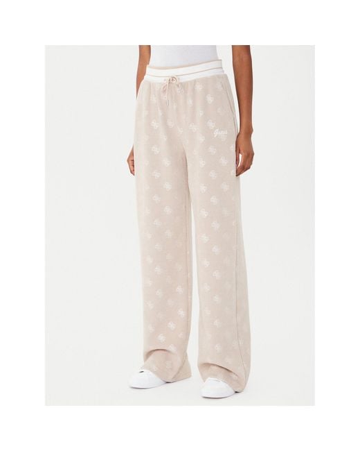 Guess Natural Jogginghose V5Bb00 K1902 Wide Leg