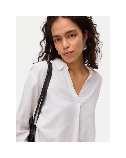 Vero Moda White Bluse Linn 10310759 Loose Fit