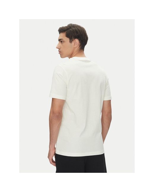 Adidas T-Shirt Lounge Slides Graphic Pocket Jm0374 Regular Fit in White für Herren