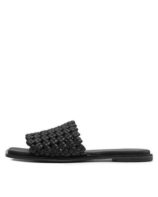 Calvin Klein Black Pantoletten Flat Slide Latt Hw0Hw02143