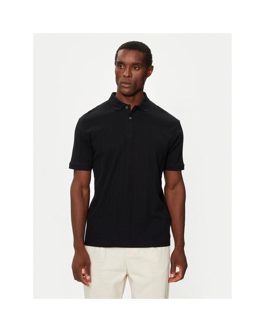 SELECTED Poloshirt 16094575 Regular Fit in Black für Herren