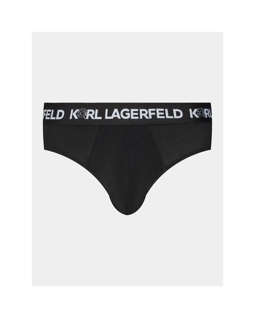 Karl Lagerfeld 3Er-Set Slips Ikonik 2.0 Brief Set (Pack 3) 236M2101 in Black für Herren