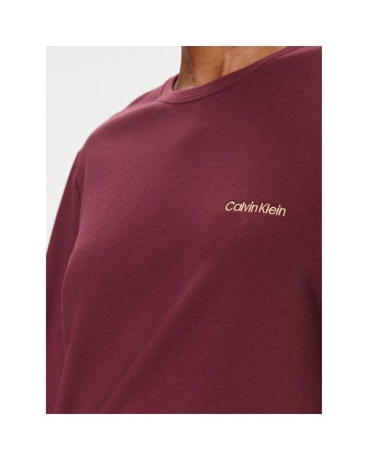 Calvin Klein Red Sweatshirt 000Qs7043E Regular Fit