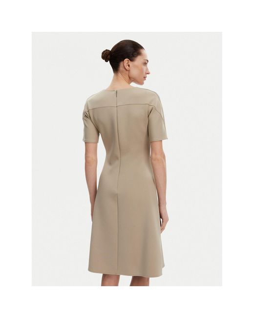 Calvin Klein Natural Kleid Für Den Alltag K20K208151 Regular Fit