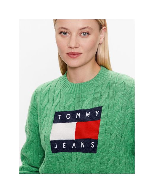 Tommy Hilfiger Green Pullover Dw0Dw14261 Grün Regular Fit