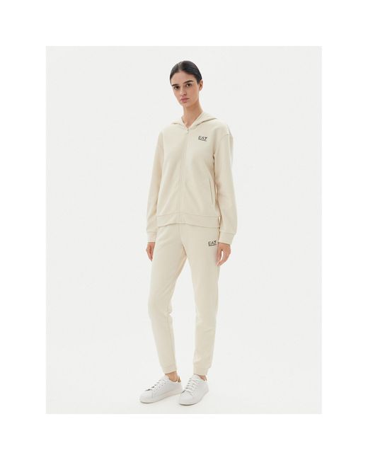 EA7 Natural Jogginganzug 7W000076 Af10443 U1079 Regular Fit