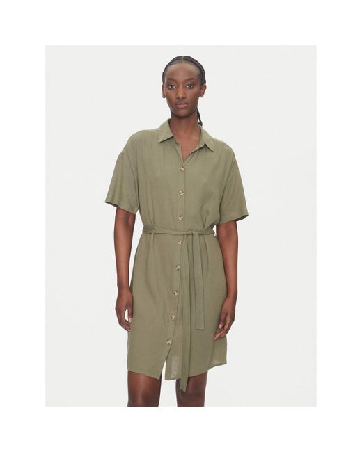 Vero Moda Green Hemdkleid Thea 10333791 Loose Fit