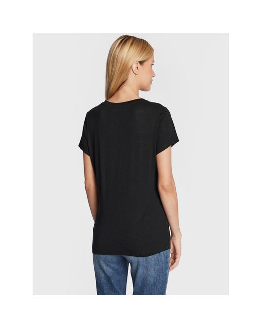 American Vintage Black T-Shirt Jacksonville Jac48H22 Regular Fit