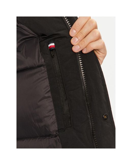 Tommy Hilfiger Daunenjacke Rockie Mw0Mw36595 Regular Fit in Black für Herren