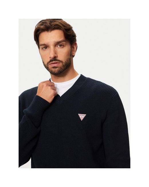 Guess Pullover M4Br33 Z3Hm1 Regular Fit in Blue für Herren