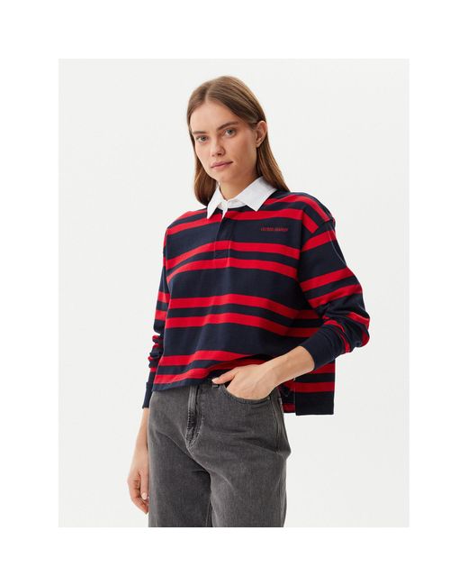 Guess Red Pullover W5Rp50 Kcps1 Regular Fit
