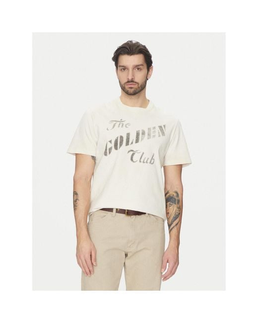 Golden Goose Deluxe Brand T-Shirt Gmp01220.P001642 Regular Fit in Natural für Herren