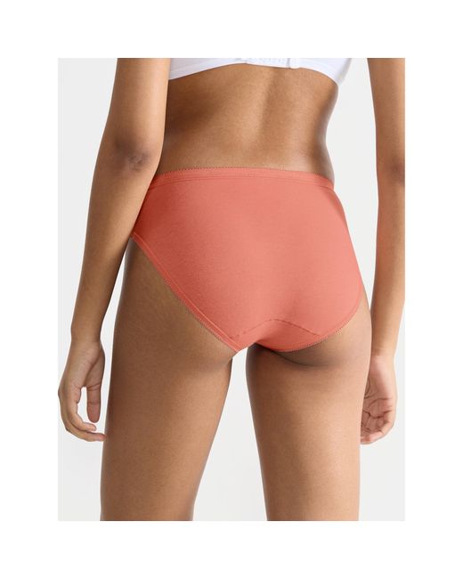 Sloggi Orange 3Er-Set Klassische Damenslips Basic 10222391