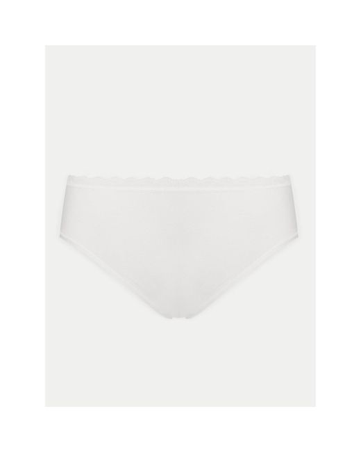 Triumph White 2Er-Set Klassische Damenslips Feel Of Cotton 10225011