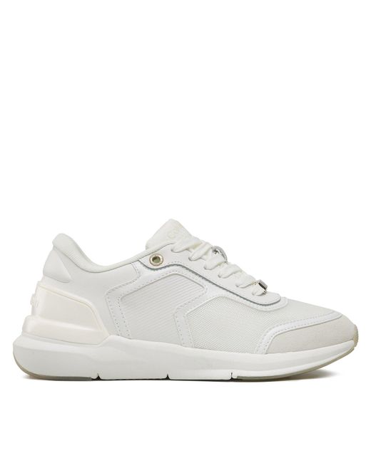Calvin Klein White Sneakers Flexi Runner Lace Up Hw0Hw01370 Weiß