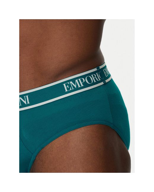 Emporio Armani 3Er-Set Slips Em000369 Af10779 Mb092 in Blue für Herren