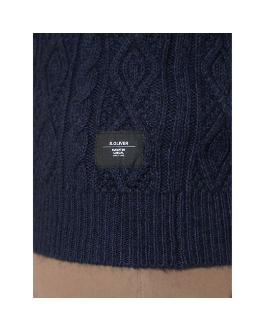 S.oliver Pullover 2152201 Regular Fit in Blue für Herren