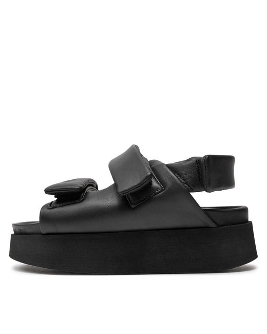 Inuikii Black Sandalen Velcro 70106-150