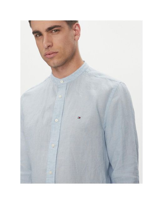 Tommy Hilfiger Hemd Mw0Mw39271 Regular Fit in Blue für Herren