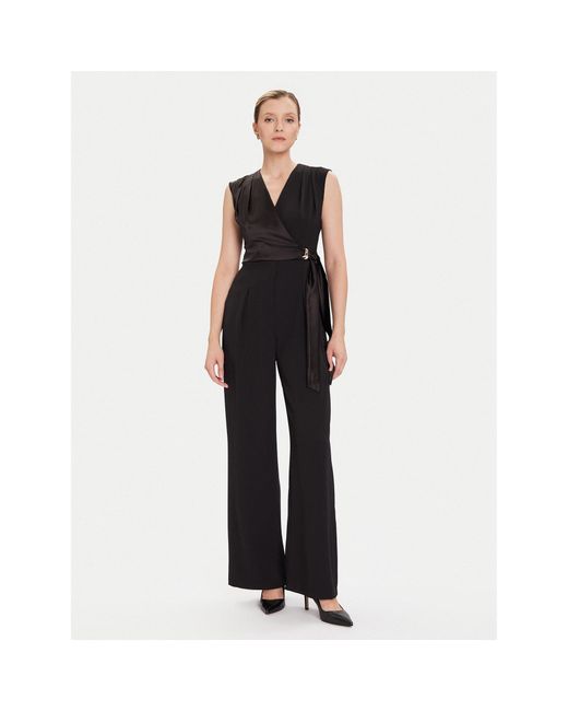 Rinascimento Black Jumpsuit Cfc0020066002 Regular Fit