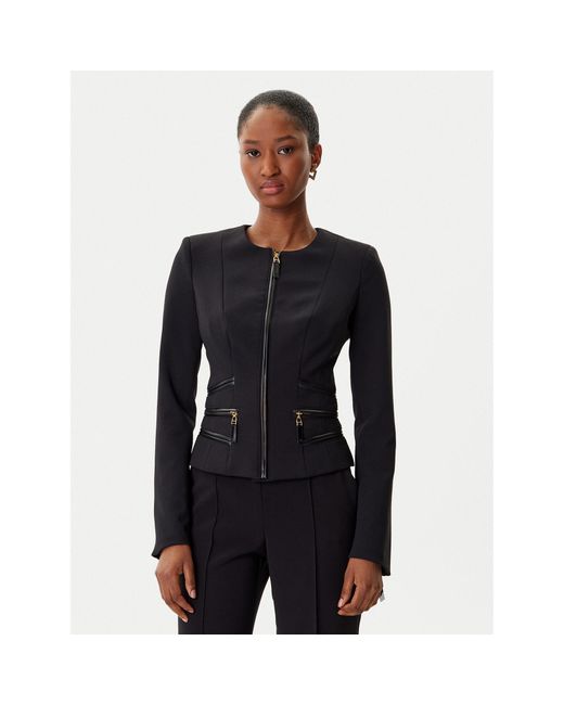 Elisabetta Franchi Black Sakko Gi-173-56E2-V680 Regular Fit