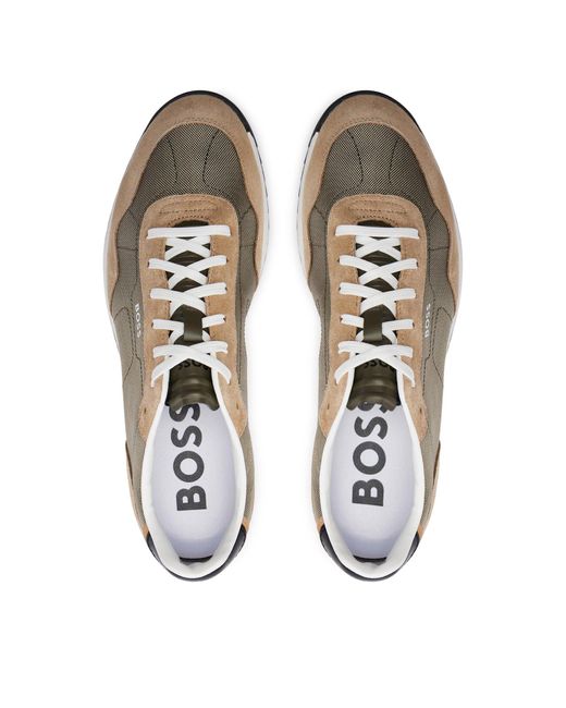 Boss Sneakers Zayn Lowp Sdtx 50517276 in Brown für Herren