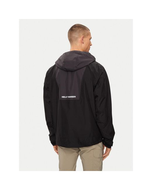 Helly Hansen Regenjacke Rig Rain Jacket 54096 Regular Fit in Black für Herren