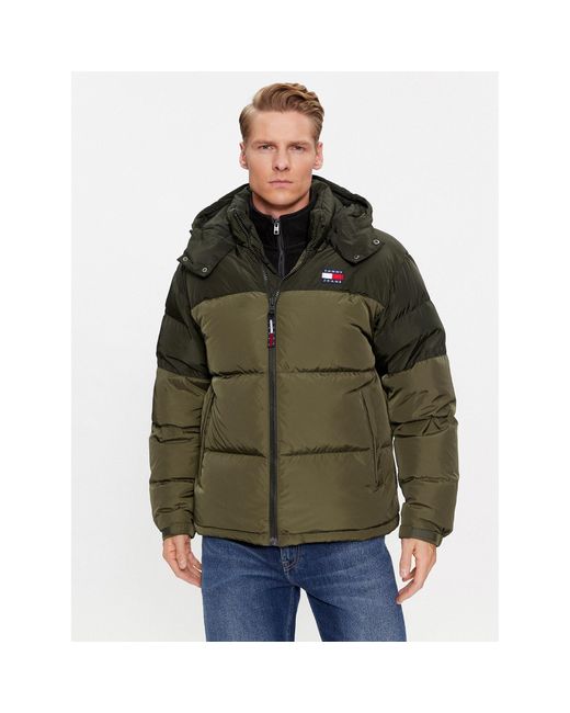 Tommy Hilfiger Daunenjacke Alaska Dm0Dm17482 Grün Regular Fit in Green für Herren